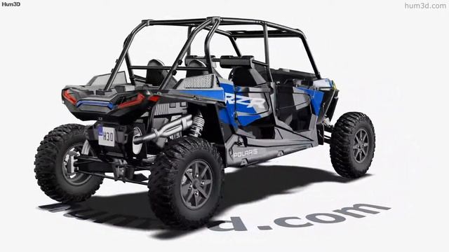 Polaris RZR Turbo S4 2021 3D model by Hum3D.com смотреть онлайн