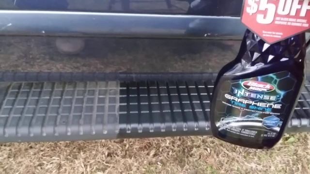 black magic graphene tire shine test on running board trim ? смотреть онлайн