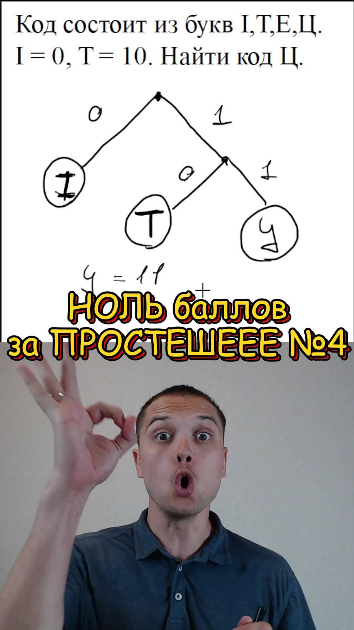 Ловушка в ПРОСТЕЙШЕМ задании №4 ЕГЭ! #информатикаегэ смотреть онлайн