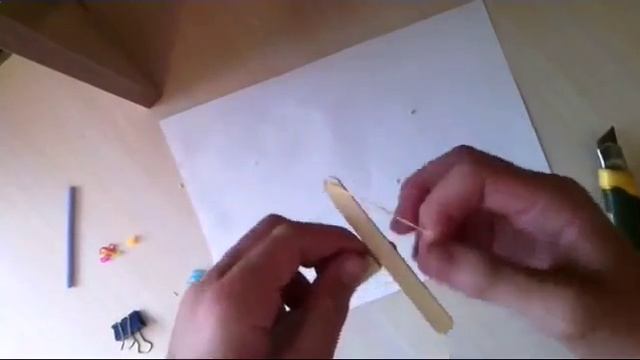 Как сделать мини арбалет из палочек от мороженого своими руками смотреть онлайн