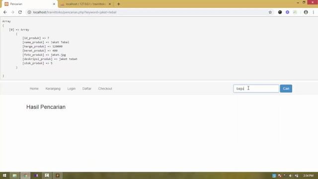 Tutorial Membuat Toko Online PHP dan MySQLI - 28 pencarian produk смотреть онлайн