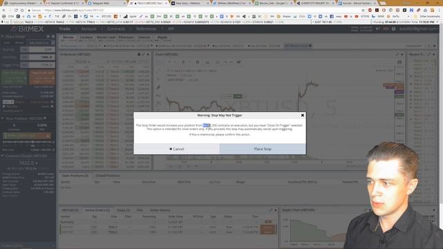 Торговля по сигналам на BitMEX. Правильное выставление ордеров. смотреть онлайн