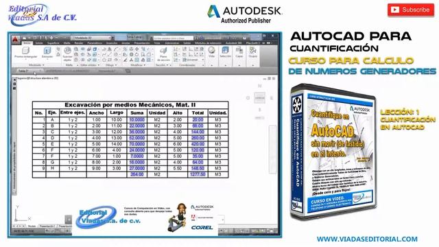 Curso AutoCAD 2016 Para Cuantificacion : Leccion 1 : Cuantificando en AutoCAD смотреть онлайн