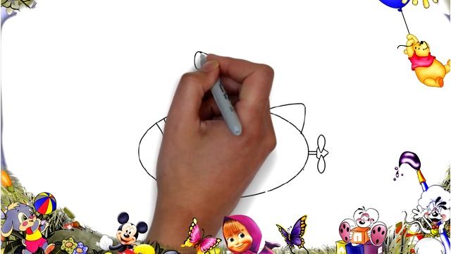 How to draw a submarine | Как нарисовать подводную лодку | bolalar uchun kompyuter rasm chizish. смотреть онлайн