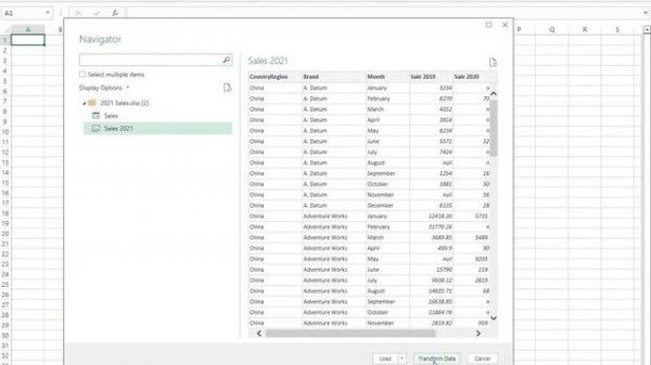 Microsoft Excel and Power Query - Video 1 Import Excel files into Power Query
