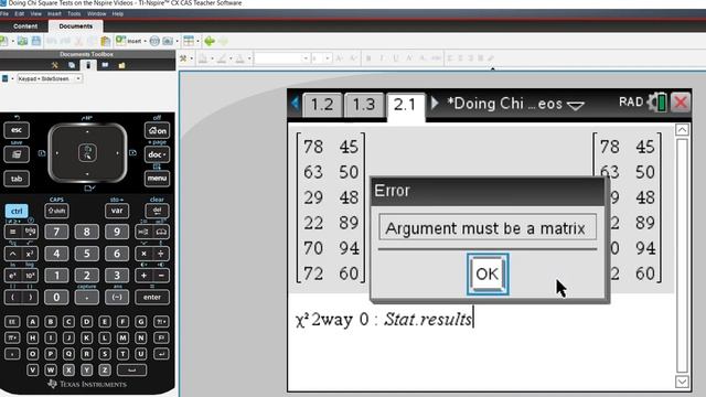 11.2 Chi-Squared 2-Way test on the TI-Nspire CX смотреть онлайн