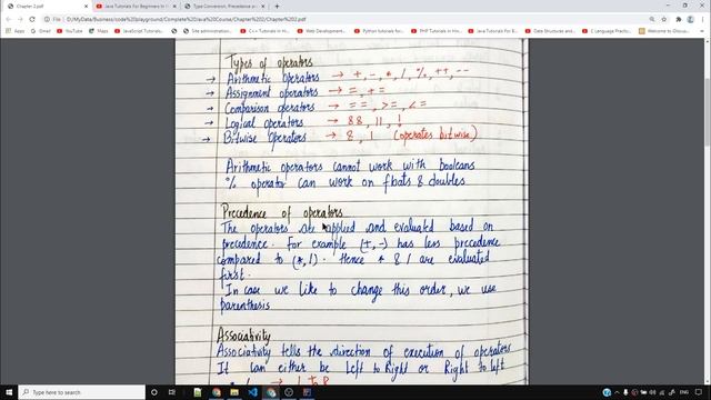 Java Tutorial: Associativity of Operators in Java смотреть онлайн