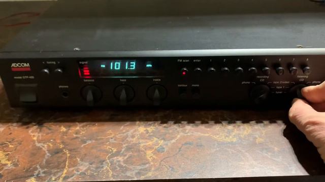Adcom GTP-400 Stereo Tuner Preamplifier