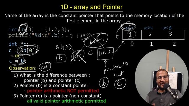 Pointer and Array | Complete C programming course | Lecture #15.6 смотреть онлайн