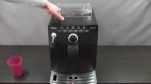 Кофемашина Saeco Intuita, инструкция, видео обзор!