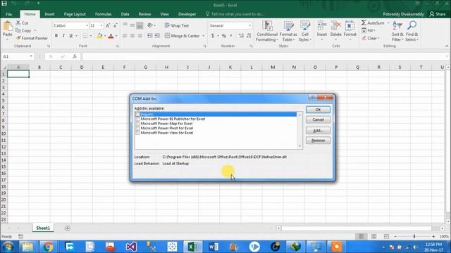 Fix Power Pivot ribbon disappears in excel 2016 смотреть онлайн