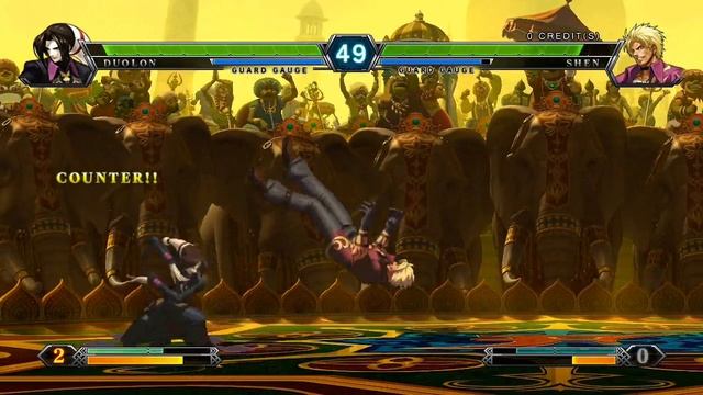 Duo Lon vs Shen Woo - The King of Fighters XIII смотреть онлайн