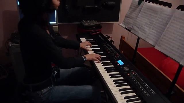 The Cure - Burn | Vkgoeswild piano cover смотреть онлайн