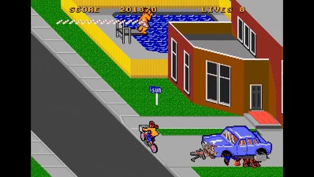 Paperboy 2 - Газетчик 2 (Sega) Полное прохождение Full HD 1080p