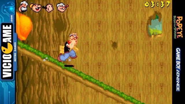 ? Popeye (Game Boy Advance) Complete Gameplay смотреть онлайн