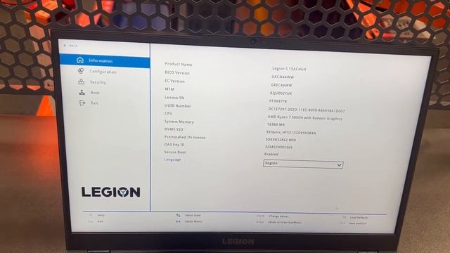 Lenovo Legion 5 15ACH6H - How To Enter Bios (UEFI) & Boot Menu Options | lenovopro | lenovo brand смотреть онлайн
