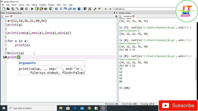 Sets interchangeability with list/tuple and vice-versa (set basics part-3) смотреть онлайн