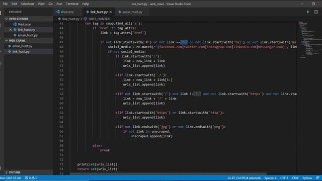 Build Email Hunter using Python | Link Hunter смотреть онлайн