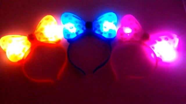 Светящиеся ободки - бантик. смотреть онлайн