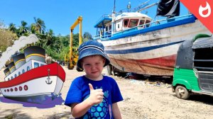 Морской порт / Корабли призраки/ Корабли и рыбалка Шри-ланки