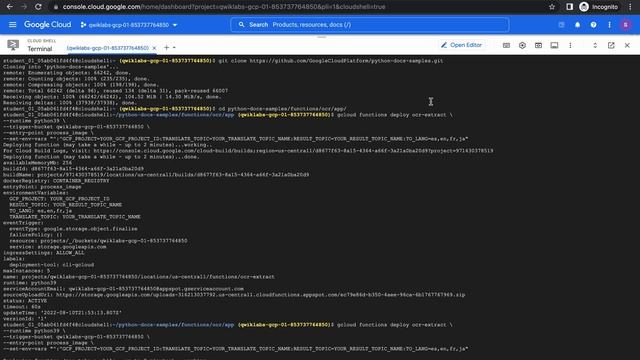 Extracting Text from the Images using the Google Cloud Vision API || #qwiklabs || смотреть онлайн