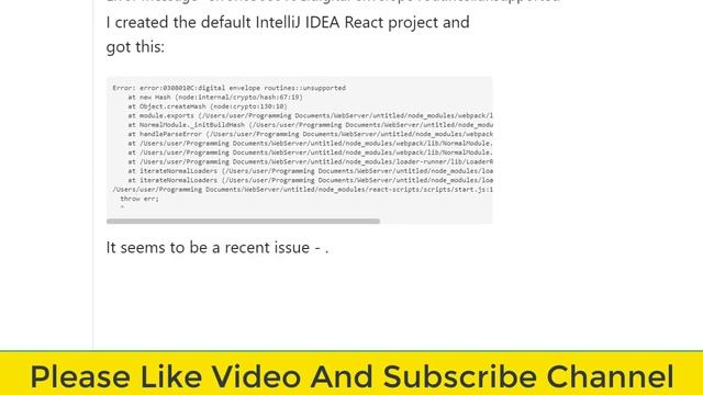 How To Fix Error:0308010C:digital Envelope Routines::unsupported On NodeJS