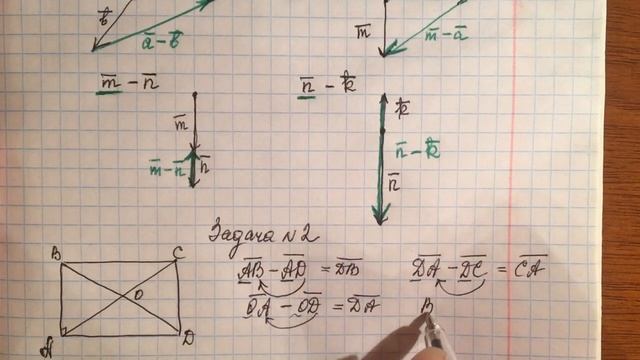 17.04 9а Вычитание векторов