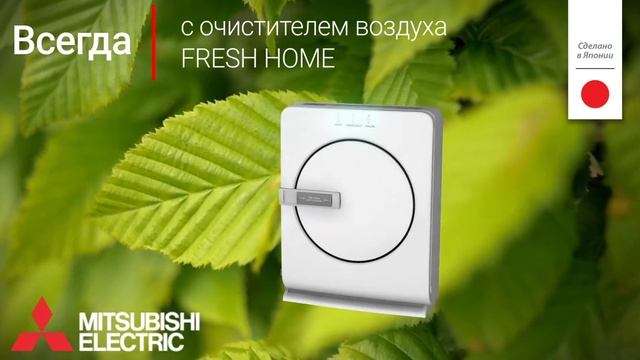 Очиститель воздуха FRESH HOME от Mitsubishi Electric! смотреть онлайн