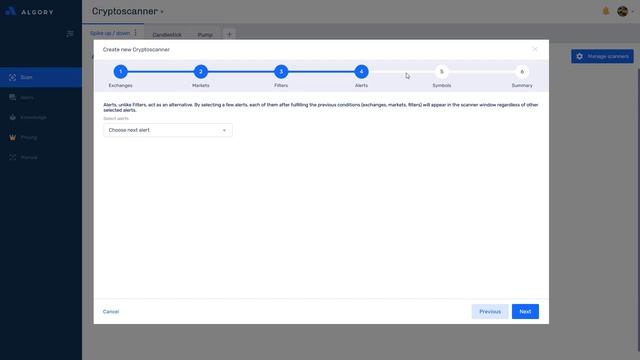 Crypto Arbitrage With Algory Crypto Scanner