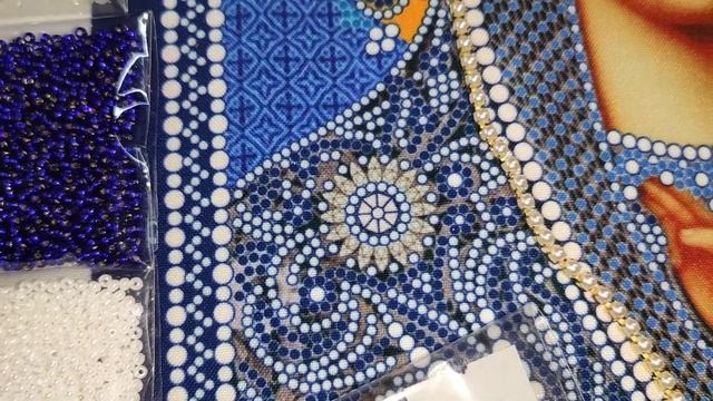 Вышивка бисером. Подбор материалов к схеме Казанская Богородица смотреть онлайн