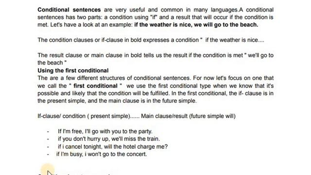 conditional sentences смотреть онлайн