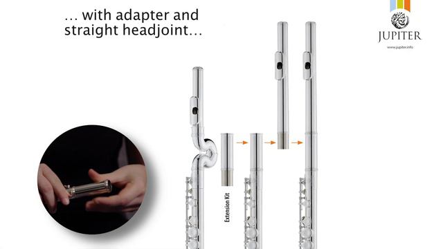 JUPITER Waveline C Flutes with extension kit смотреть онлайн