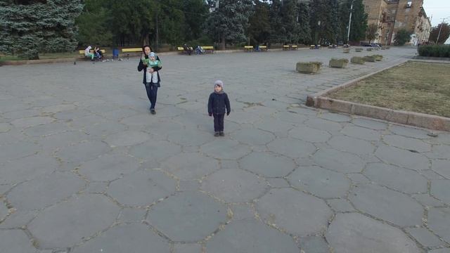 DJI Phantom 3 Professional Запорожье полёт над ДнепроГЭС 13.10.2015 - 4K видео - 2 смотреть онлайн