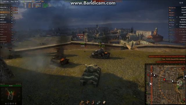 World of Tanks, M4 Sherman HEAT Derp 2469 XP Top Gun смотреть онлайн