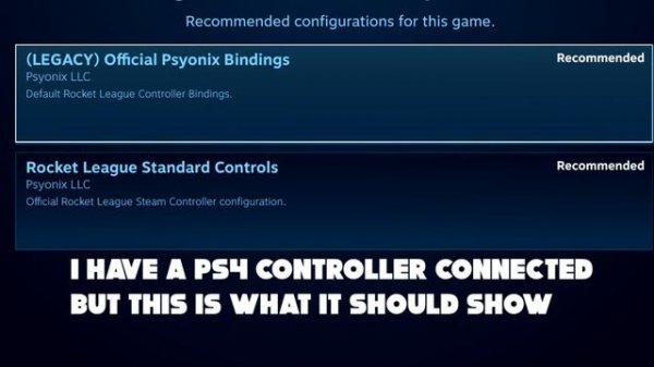 HOW TO PLAY ROCKET LEAGUE ON EPIC GAMES WITH A STEAM CONTROLLER