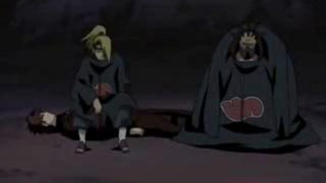 Naruto And Kakashi Vs Deidara (Blow Me Away)