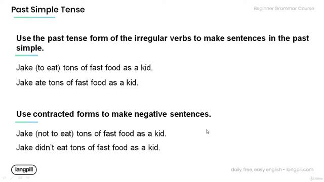 2 Past Simple Tense Guided Practice смотреть онлайн