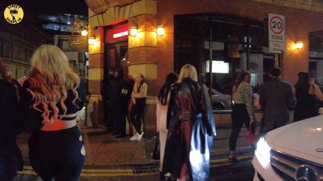 ?? MANCHESTER UK NIGHTLIFE WALK (4K)??