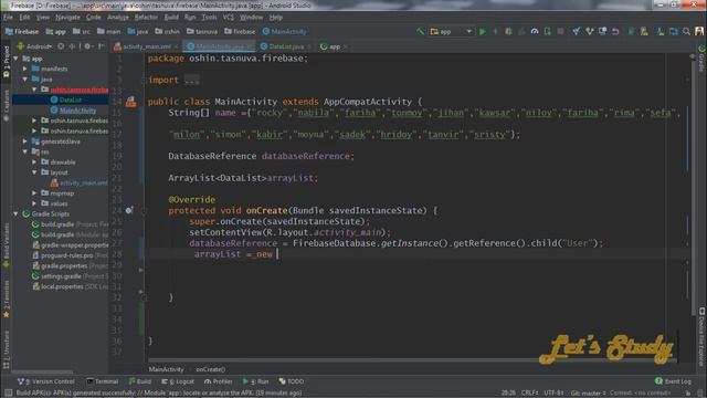 Set a List of Data to Firebase Database смотреть онлайн