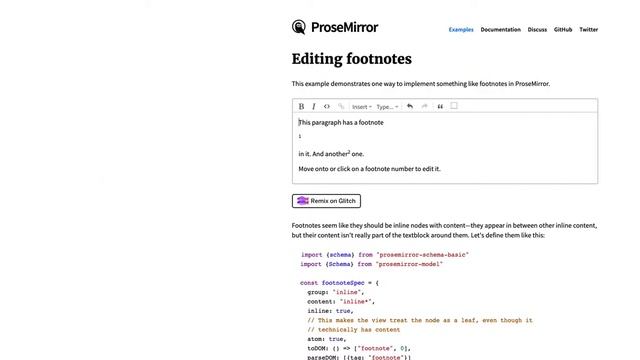 Demo of ProseMirror issue смотреть онлайн