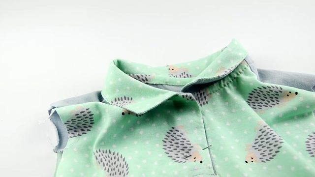 Как сшить детскую футболку поло урок 6 окантовка горловины смотреть онлайн