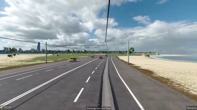 Transport Fever 2: Mitfahrt Alte Straßenbahn/ Old Tram Ride