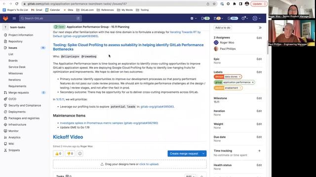 GitLab 15.11 Kickoff - Enablement: Application Performance смотреть онлайн