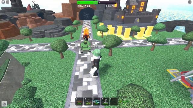 ВОССТАНИЕ МАШИН в Roblox Tower Defense Simulator смотреть онлайн