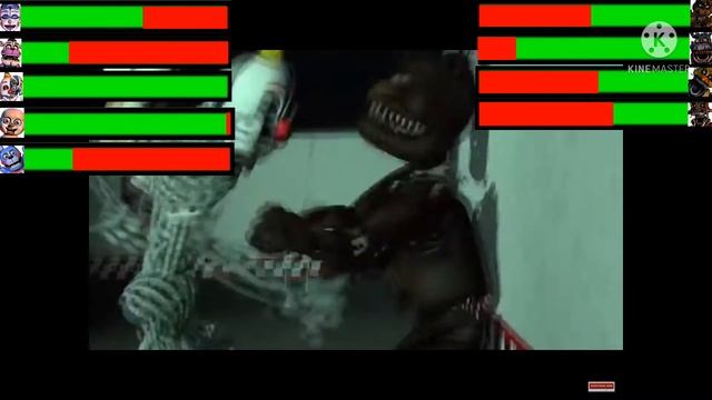 Nightmare VR VS Sister Location With Healthbars