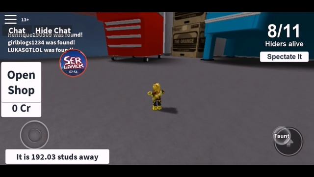 ROBLOX let’s play Hide and seek. SerGamer смотреть онлайн