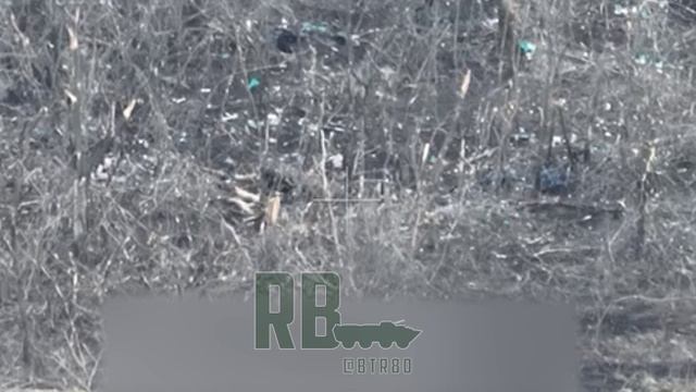 Работа артиллерии по позиции 66 ОМБр ВСУ/Artillery Strikes At The Position Of 66-th Brigade Of AFU