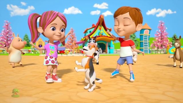 The Wheels On The Bus Go Round and Round | Bus Song | Nursery Rhymes & Kids Songs | Little Treehous смотреть онлайн