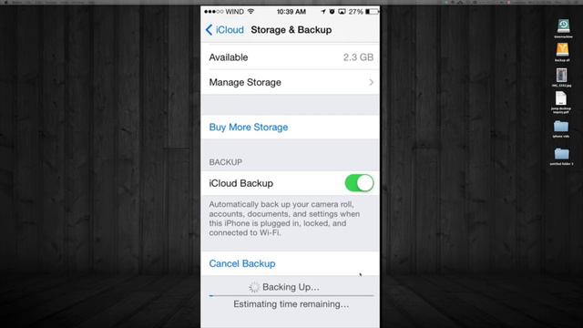 How to backup iPhone iPad iPod in iCloud how to make a back up in iCloud смотреть онлайн