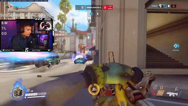 Controller Junkrat WITHOUT Aim Assist on PC! (Overwatch) смотреть онлайн